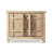 Rowan 48" Solid Reclaimed Pine 2-Door Crossbar Accent Storage Cabinet