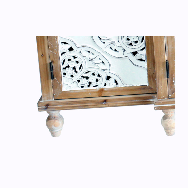 Anayeli Accent Cabinet, Natural Wood