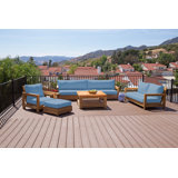 Chatsworth Outdoor 6 - Piece Teak Conversation Set
