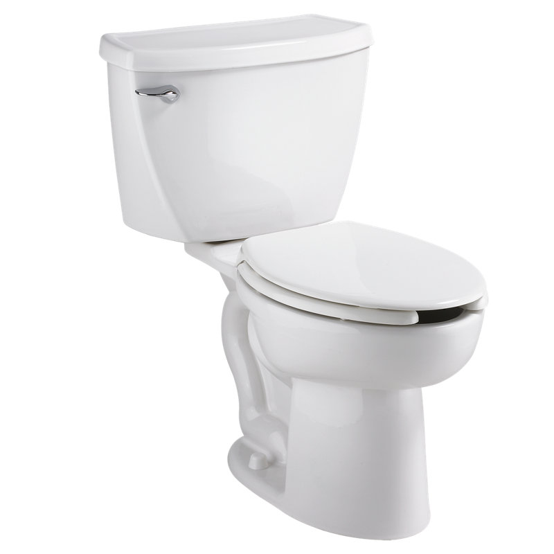 American Standard White Elongated Pressure-Assisted Two-Piece Toilet