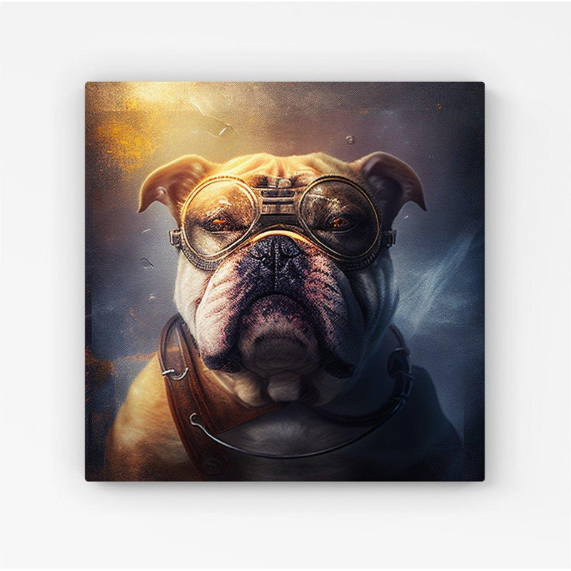 Bulldog - Wrapped Canvas Print