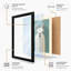 Llama Face Minimalist - Framed Print-2068941414-2068941416