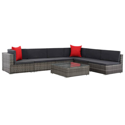 Sequoyah 7 Piece Sectional with Cushions
