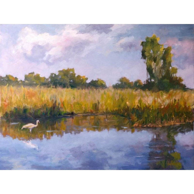 Intercoastal - Artist Enhanced Canvas Print, 20" H x 24" W x 1" D, Unframed