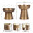 Alessia Two-Piece Pillar Candle Holder Set