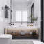 Vasque de salle de bain ovale en porcelaine vitrifiée blanche DeerValley 20,5 po x 13 po pour vanités étroites
