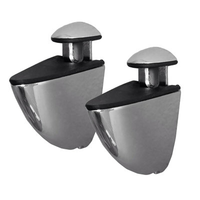 Bogdan Peacock Chrome Shelf Bracket