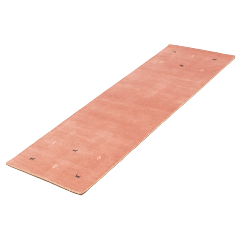 Tapis rose Kashkuli Gabbeh 2 pi 6 po x 7 pi 9 po