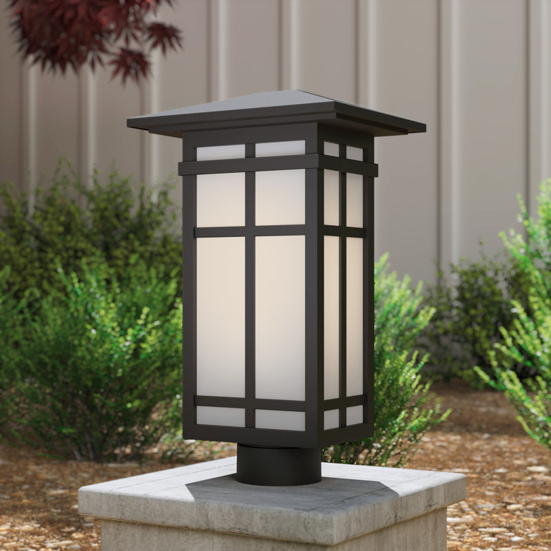 Lampadaire à 1 lumière Grydton 16,25 po de hauteur, 16.25" H x 9" W x 7.5" D
