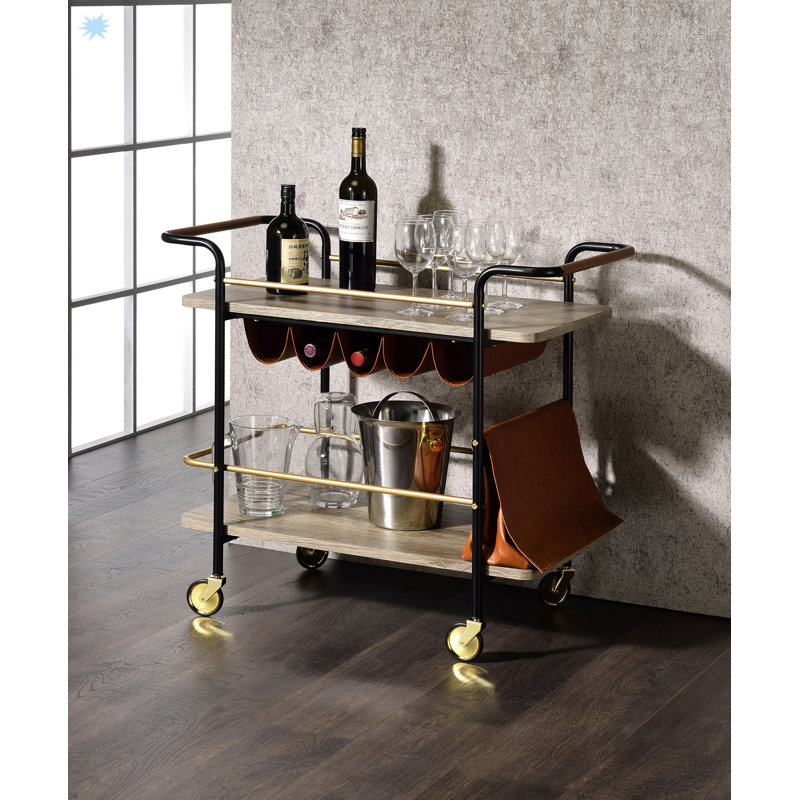 Serving Cart With Wine Storage