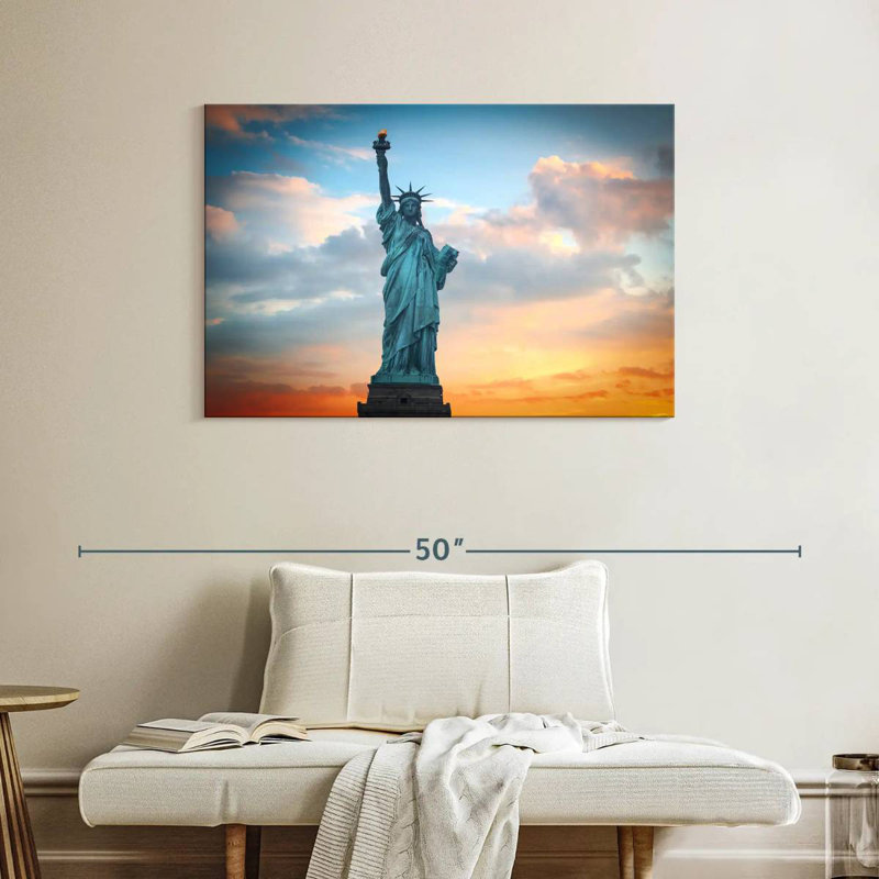 Monument Tergel Lady Liberty, H 26 po x l 39 po