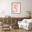 Zen Bamboo Ink Abstraction 2 by Odilia Fu Wood Framed Wall Art Print-378988185-359217096
