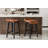 26.2" Bar Stools Set of 2, Counter Height Bar Stools with Solid Wood Frame and Wide PU Leather Upholstered Seat, Barstools Set for Kitchen Islands, Counter Bars-379406858
