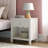 Sofia Wood 1 Drawer Reeded Nightstand-1945576330