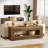 63" Rustic Low Console Table