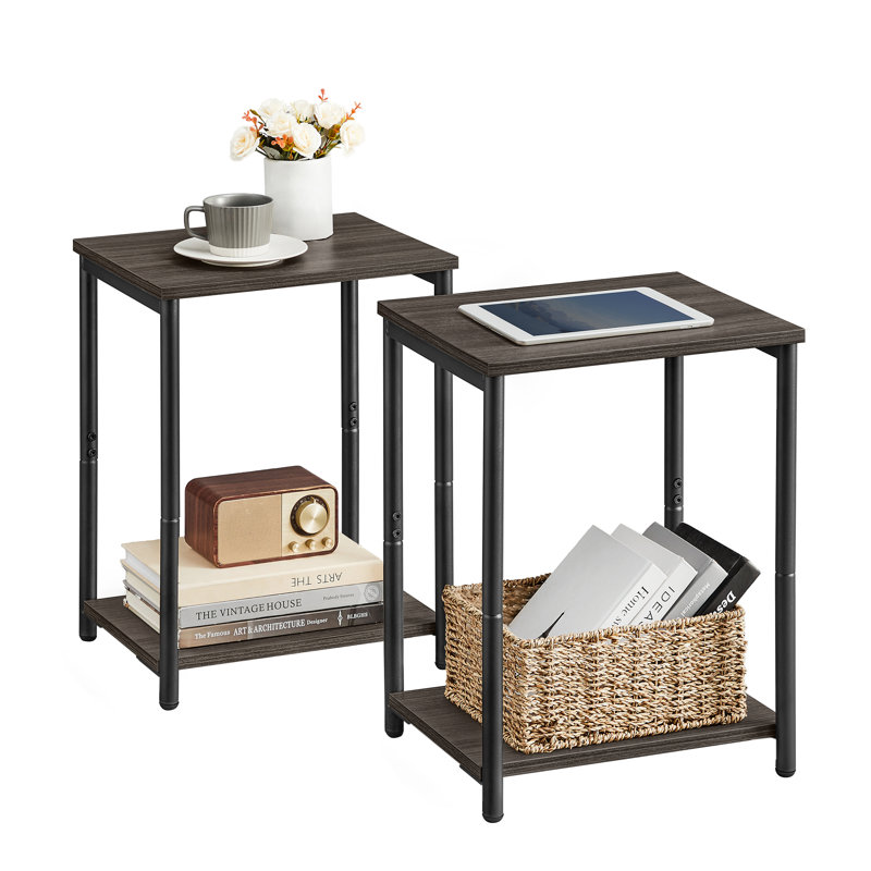 Alino End Table, Brown