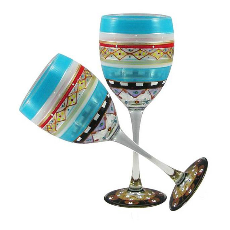 Verre à vin 11 oz Mosaic Carnival