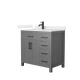 Beckett 36" Freestanding Single Bathroom Vanity with Quartz Top