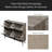 4 Door Shoe Rack, Freestanding Modern Shoe Storage Cabinet, For Entryway