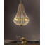DIAMANTE 2 - Light Gold Chandelier Pendant