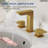 Widespread Bathroom Faucet 3 Hole, 2-handle Bathroom Sink Faucet with Drain Assembly-125423856