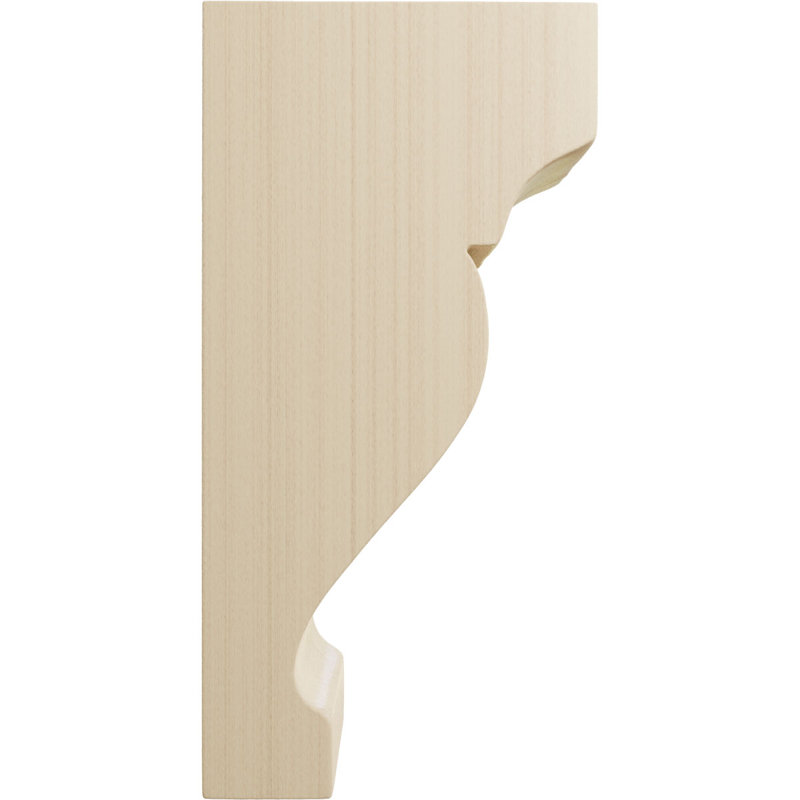 Corbeille en bois Dearborn, Aulne, H 7 po x l 1,75 po x P 3,5 po