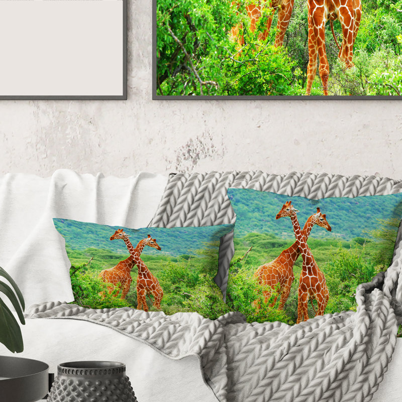 Animal Print Throw Pillow
