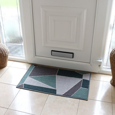 Non-Slip Abstract Doormat