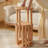 Stools Set Of 4 Wooden Stools Stool Nesting Side Tables Nesting Coffe Table Sturdy And Durable,No Installation Required,Top Stackable Stool For Saving Space(Bar Stools)-108233322