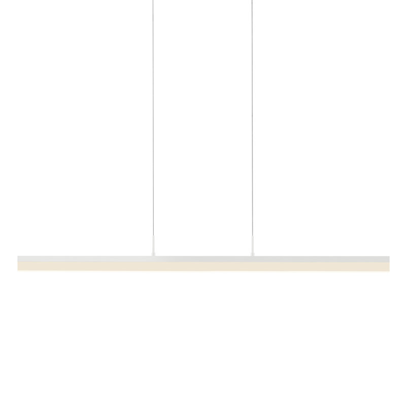 Stiletto 1 - Light LED Kitchen Island Pendant, Satin White