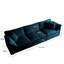 Ensemble de canapé moderne 3 pièces Canapé confortable, 2 pièces de canapé 2 places et 1 canapé de 3 places