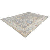 Oushak Collection, Transitional One-of-a-Kind Rectangle 9'10" X 13'6" Hand Knotted Area Rug
