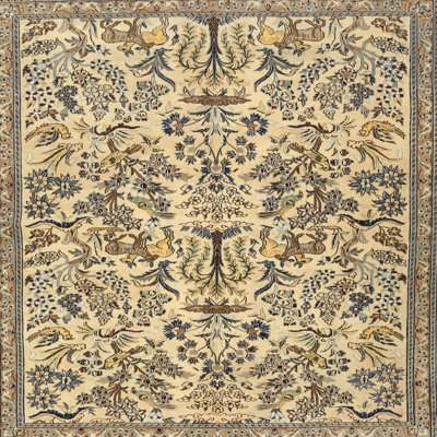 Tapis oriental beige