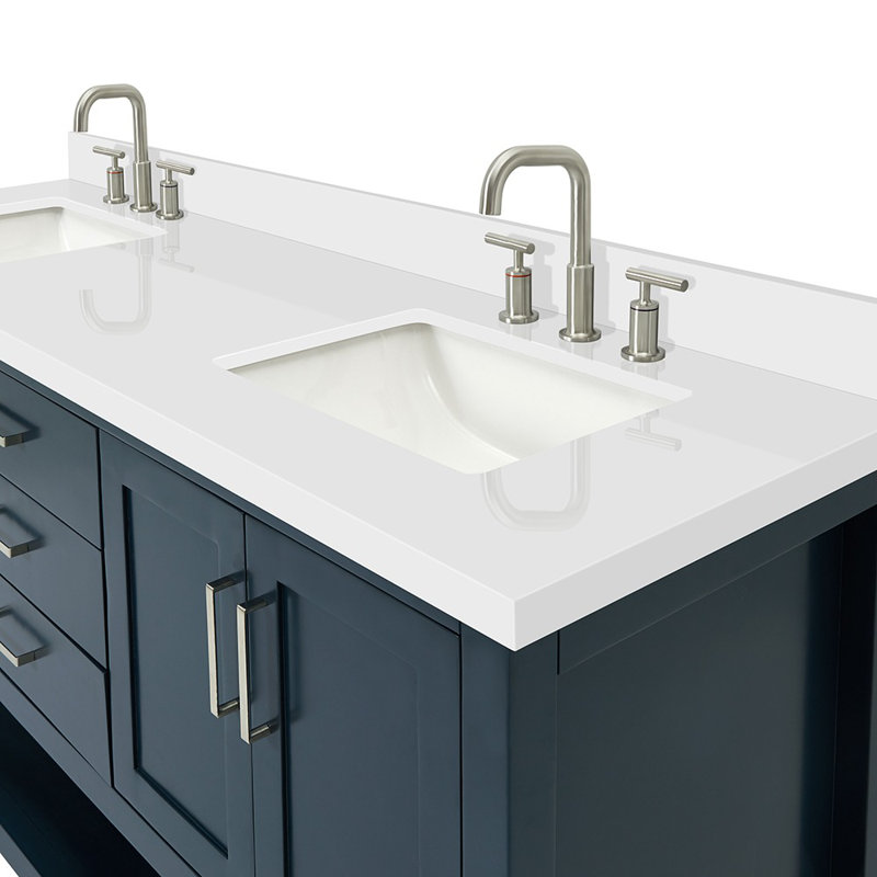 Magnolia Bath Vanity Oval Basin S073DWQ, Rectangular, Midnight Blue