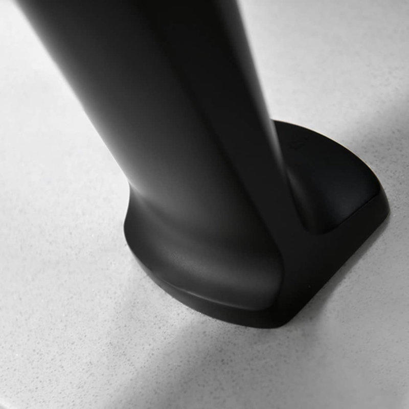 Robinet pour salle de bain à un trou Basin, Noir mat