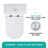Dual-Flush Round One-Piece Toilet (Seat Included)-39849738