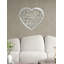 Décoration murale personnalisée en métal «Love & Hearts» avec votre texte spécial pour un meilleur cadeau-1681329354-1681329359-1681759375