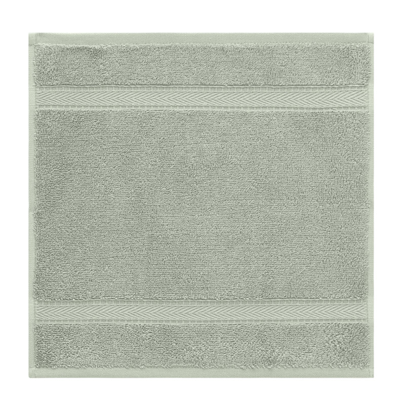 Ensemble de serviettes en coton turc 3 pièces Sinemis, Vert