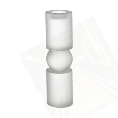 Porte-bougie moyen en verre D3.1X11