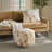 Wrought Studio™ Neyah 15" x 15" x 15" Beige Indoor Poufs-1729614642