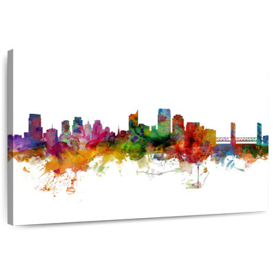 Skyline de Sirci Sacramento, Californie I