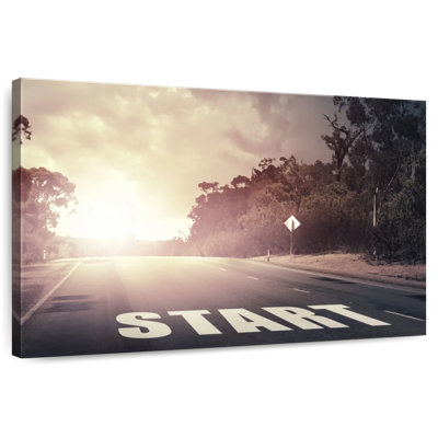Tergel Start Road, typographie