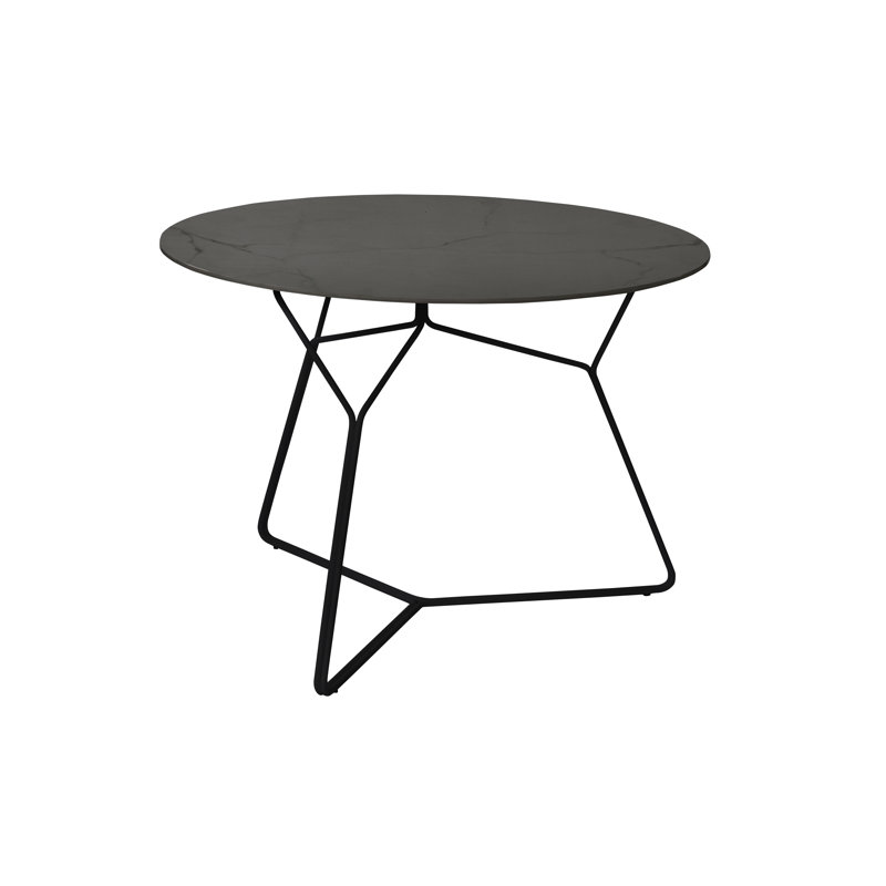 Serac Dining Table, Ceramic Anthracite