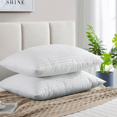 Polyester Striped Support Pillow