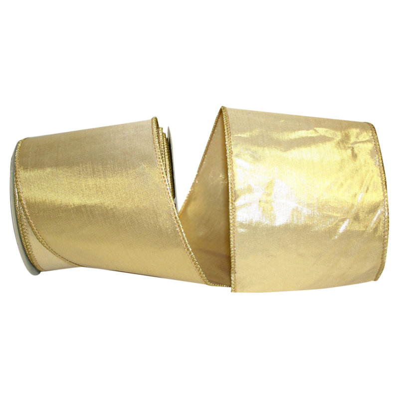 4'' Fabric No Theme Ribbon, Platinum