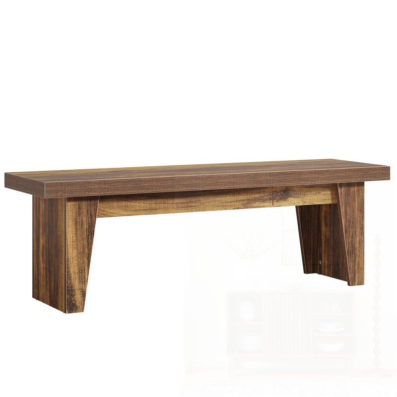 Wooden Entryway Bench