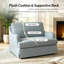 Chaise parsons surdimensionnée avec accoudoirs uniques Terren-655891813