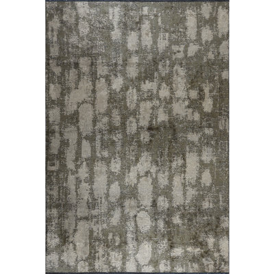 Rapture Khaki/Beige/Gray Abstract Luxury Area Rug