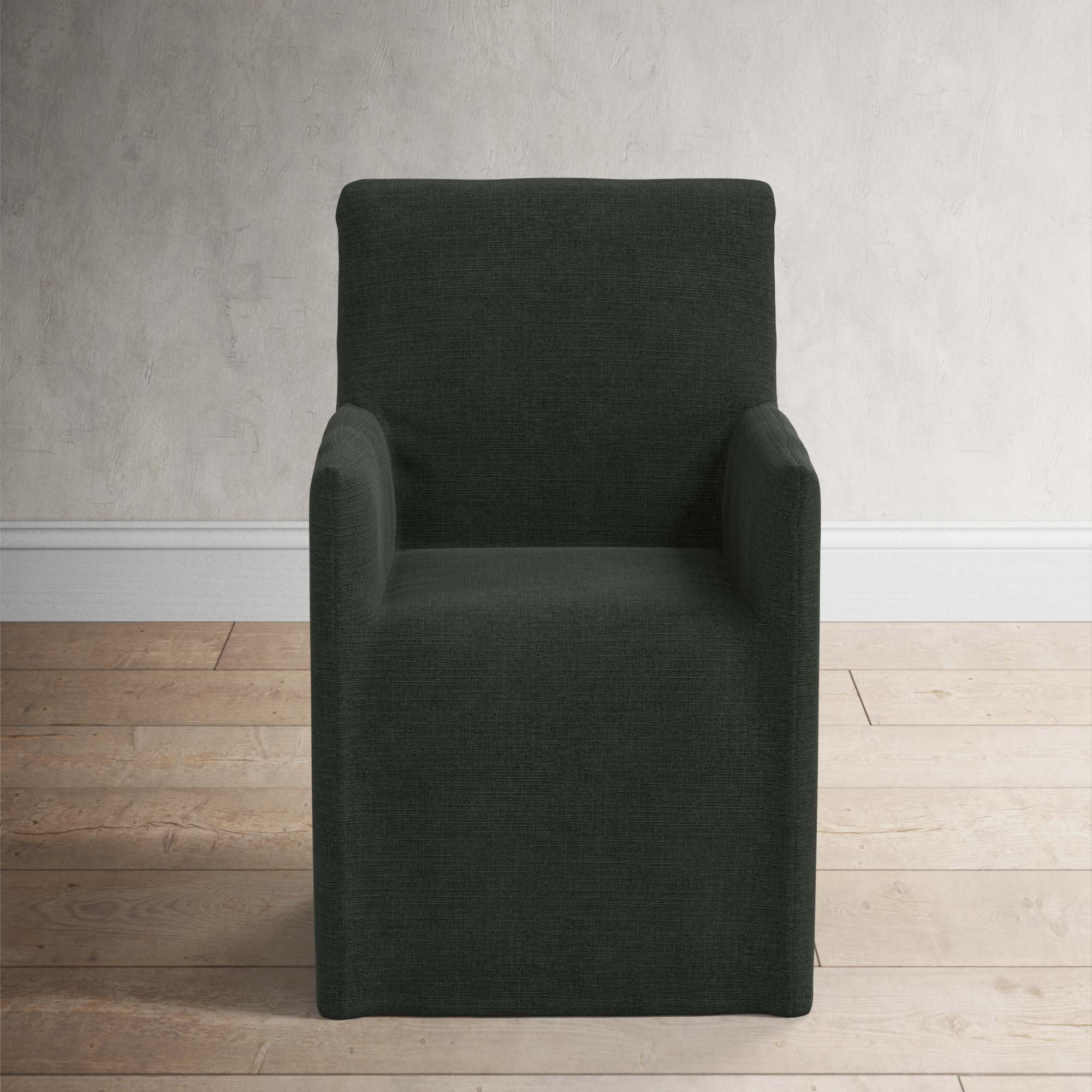 Ivanka Dining Chair, Classic Black Linen