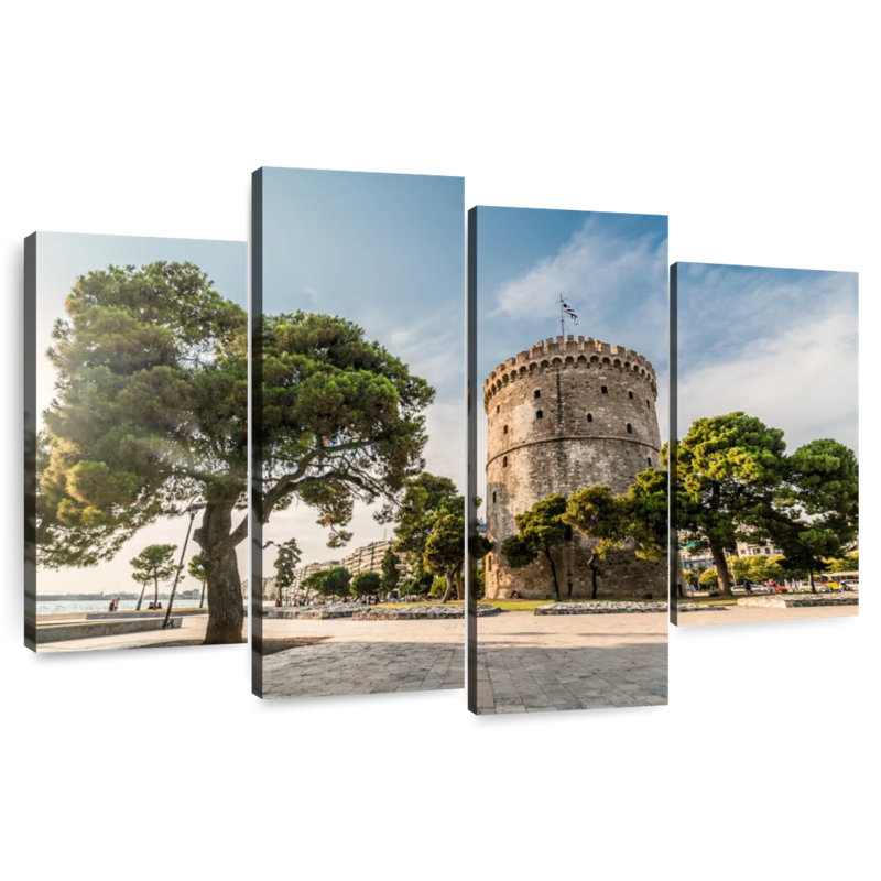 Marchelle, tour blanche de Thessalonique, H 32 po x l 52 po